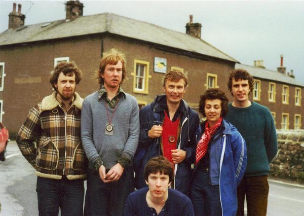 Rediffusion Staff Lyke Wake Charity Walk in North Yorkshire Moors 1979